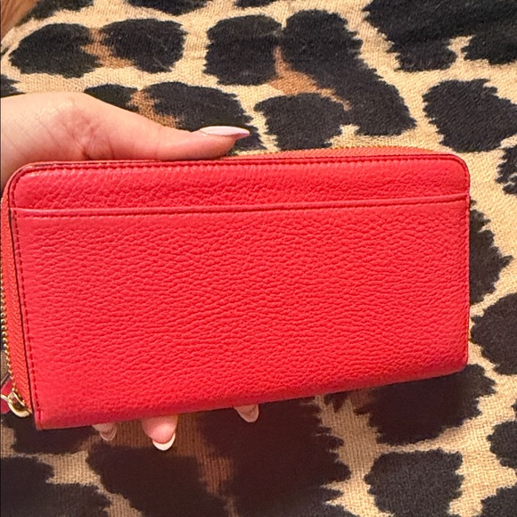 Kate Spade Red Textured Wallet - Picture 7 of 8